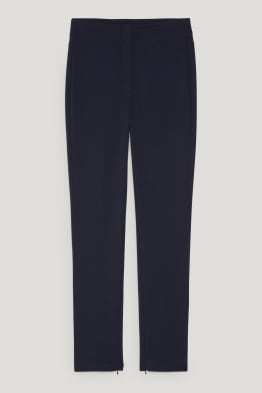 Jersey broek - straight fit - met gerecycled polyester