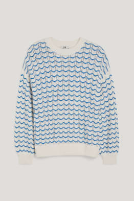 Pullover - gestreift