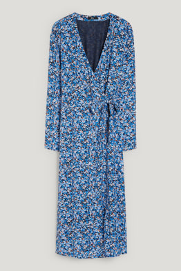 Robe portefeuille - à fleurs