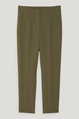Cloth trousers - high waist - cigarette fit - recycled