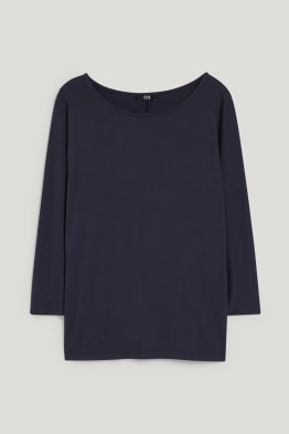 Basic-Langarmshirt