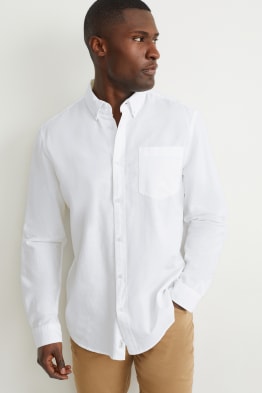 Chemise - regular fit - col button-down