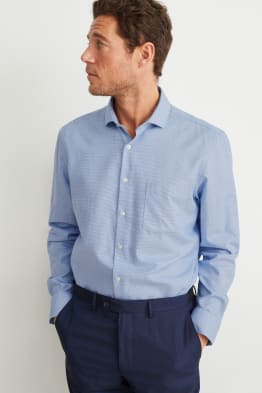Businesshemd - Regular Fit - Cutaway - bügelleicht