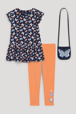 Set - dress, leggings and bag - 3 piece
