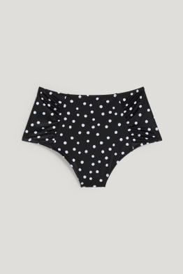 Bikini bottoms - high waist - LYCRA® XTRA LIFE™ - polka dot