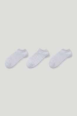 Confezione da 3 - calzini corti - cotone biologico