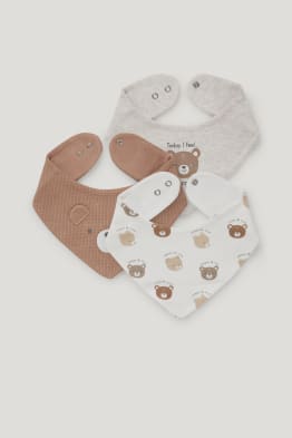 Pack de 3 - bandanas para bebé - algodón orgánico