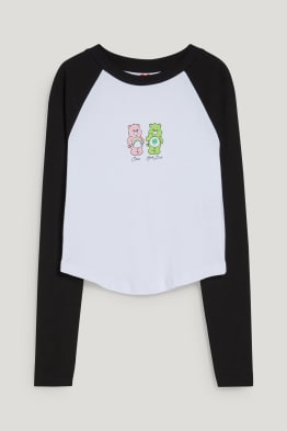 CLOCKHOUSE - camiseta crop de manga larga - Los osos amorosos