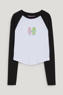 CLOCKHOUSE - camiseta crop de manga larga - Los osos amorosos