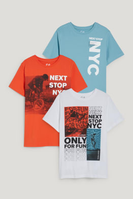 Extended sizes - multipack of 3 - short sleeve T-shirt