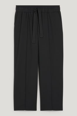 Pantalons de tela - mid waist - wide leg