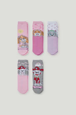 Multipack 5er - Paw Patrol - Socken mit Motiv