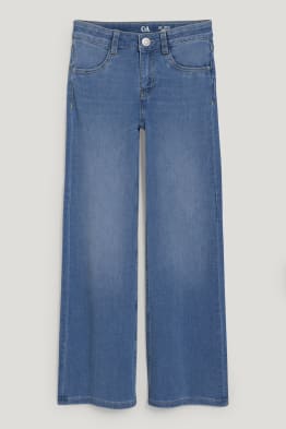 Wide leg jeans
