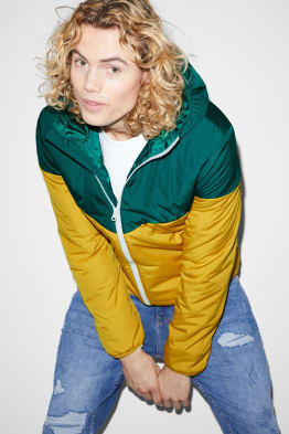 Jacket with hood - with recycled polyester