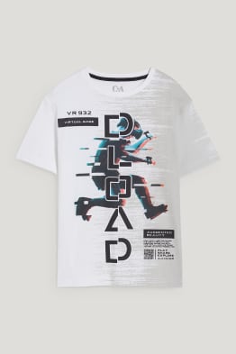 Camiseta de manga corta - motivo de realidad aumentada