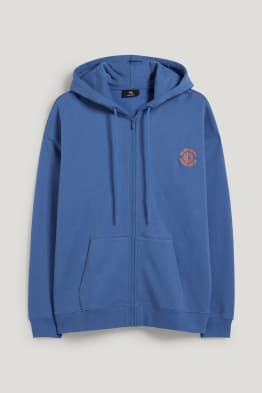 Sudadera con cremallera y capucha