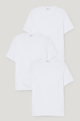 Pacco da 3 - t-shirt - cotone biologico