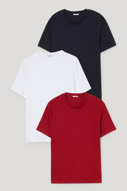 Multipack 3er - T-Shirt - Bio-Baumwolle