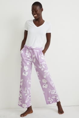 Pantalon de pyjama - à fleurs