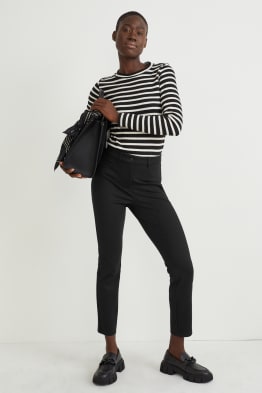 Pantalón de tela - high waist - regular fit