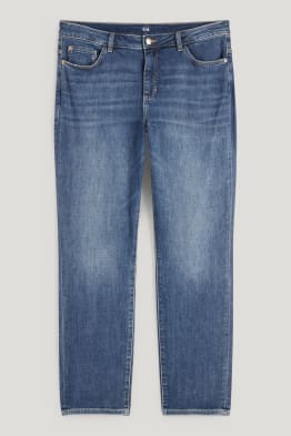 Straight Jeans - Mid Waist - LYCRA®