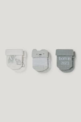 Multipack 3er - Tiere - Erstlings-Socken mit Motiv