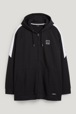 Sudadera con cremallera y capucha