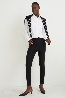 Pantalón de tela - high waist - regular fit