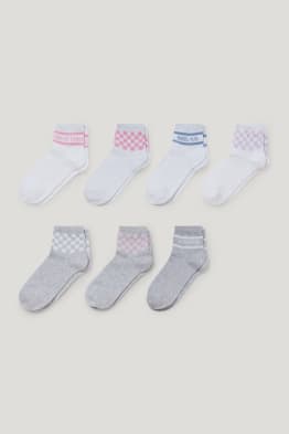 Multipack 7er - Karo und Städte - Socken mit Motiv