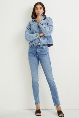 Slim jeans - wysoki stan - LYCRA® - z bawełną z recyklingu