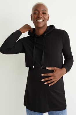 Sudadera de lactancia con capucha