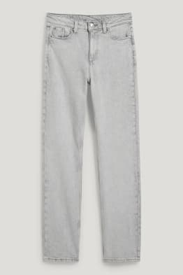 Straight jeans - wysoki stan - LYCRA®