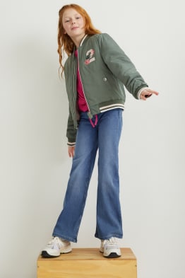 Wide leg jeans