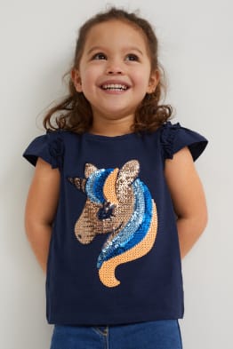 Maglia a maniche corte - effetto brillante