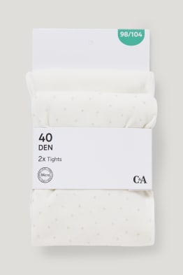 Confezione da 2 - collant fini - 40 DEN