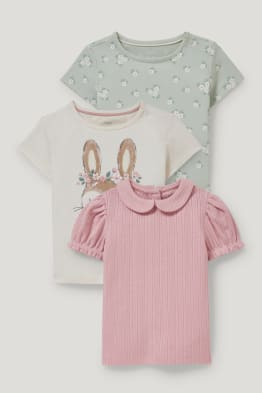 Multipack 3er - Baby-Kurzarmshirt