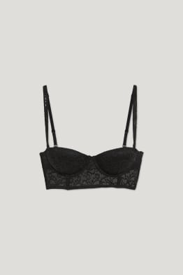 Bustier mit Bügel - wattiert