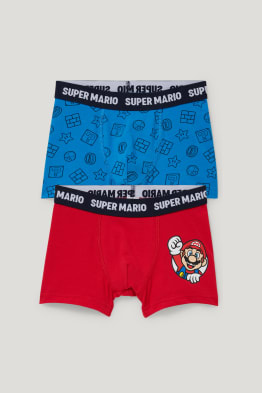 Wielopak, 2 pary - Super Mario - bokserki