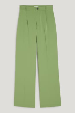 CLOCKHOUSE - pantalón de tela - high waist - wide leg