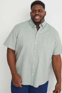 Oxfordská košile - regular fit - button-down - bio bavlna