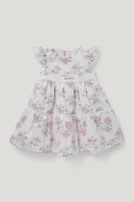 Šaty pro miminka - s květinovým vzorem