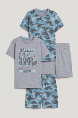 Pack de 2 - pijamas cortos - 4 piezas