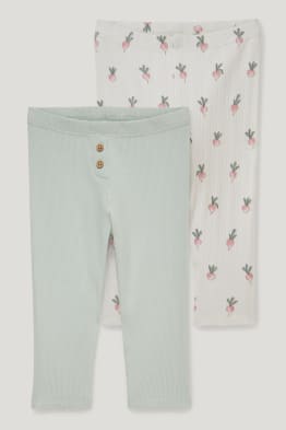 Confezione da 2 - leggings neonati