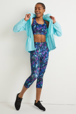 Legging capri de sport - fonction compressive - running