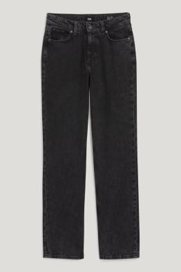 Straight jeans - high waist - LYCRA®
