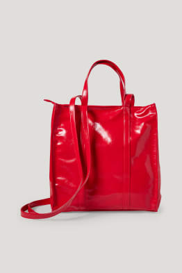 Lack-Shopper - Lederimitat