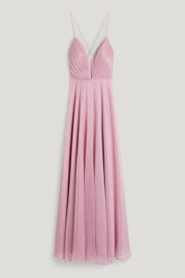 CLOCKHOUSE - Fit & Flare Kleid - glänzend - festlich