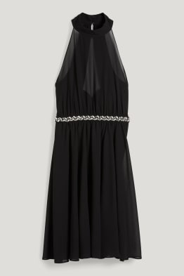 CLOCKHOUSE - sukienka z szyfonu - uroczysty styl