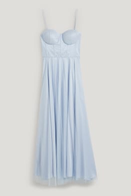 CLOCKHOUSE - Fit & Flare Kleid - glänzend - festlich