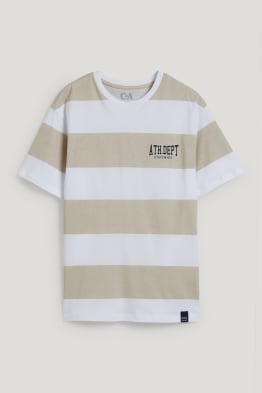 T-shirt - gestreept